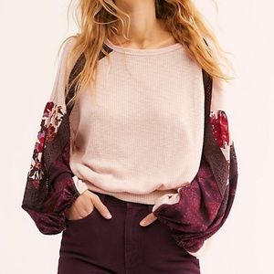 Free People Casual Clash Top